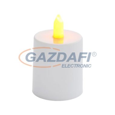 TRONIX 700-020 LED-es tölthető mécses szett, 6db, nagy méret, meleg fehér