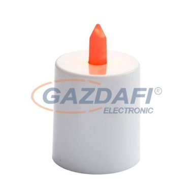 TRONIX 700-022 LED-es tölthető mécses szett, 6db, nagy méret, piros