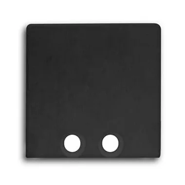 TRONIX 8101019 E58B végzáró, fekete RAL9005 Komp. LED profil: PN8, 2db