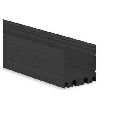 TRONIX 8101022 PN8 LED profil 200cm fekete RAL9005 max.16mm széles LED szalaghoz
