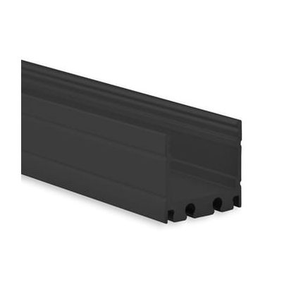   TRONIX 8101022 PN8 LED profil 200cm fekete RAL9005 max.16mm széles LED szalaghoz