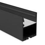   TRONIX 8102021 PN17 LED profil 200 cm, szimmetrikus, RAL 9005 max.30mm széles LED szalaghoz