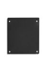 TRONIX 8102023 végzáró, E69 Alu fekete RAL9005 Komp. LED profil:  PN17, 2db, incl.