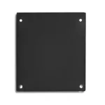   TRONIX 8102023 végzáró, E69 Alu fekete RAL9005 Komp. LED profil:  PN17, 2db, incl.