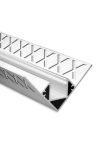 TRONIX 8102030 FP8 LED csempe profil belső sarok 200 cm, max.14mm széles LED szalaghoz