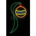   TRONIX D316-K LED kültéri dekoráció, konzolos, 1,74x0,9 m, 65 W