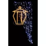   TRONIX D 455-K LED kültéri dekoráció, konzolos, 1,90x0,8 m, 50 W