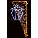   TRONIX D 455A-K LED kültéri dekoráció, konzolos, 1,90x0,8 m, 60 W