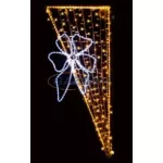   TRONIX D 457A-K LED kültéri dekoráció, konzolos, 1,90x0,8 m, 55 W