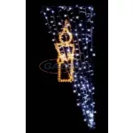   TRONIX D 458-K LED kültéri dekoráció, konzolos, 1,90x0,8 m, 46 W