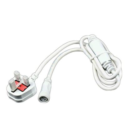   Tronix 010-014 PS230 brit típusú tápkábel 1,5m 6000 LED fehér