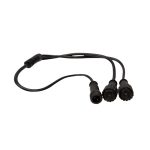 Tronix 018-032 PS36 fekete 2-es elosztó