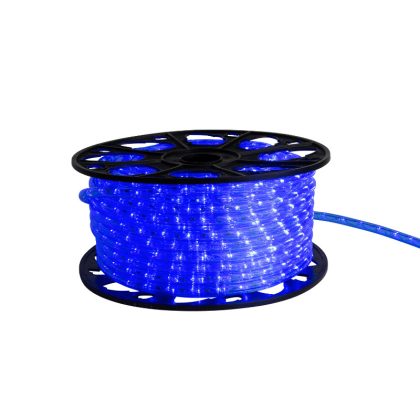 Tronix 055-102 LED fénykábel 230V 50m  kék  PVC