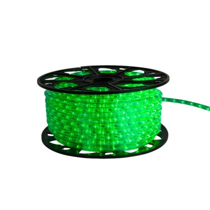 Tronix 055-103 LED fénykábel 230V 50m  zöld  PVC