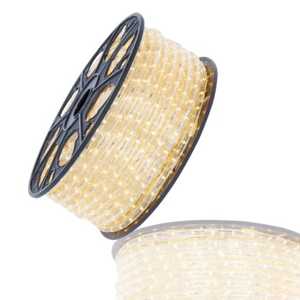   Tronix 055-508 LED fénykábel 230V 44m 24 LED p/meter WW 3000K DIP LED