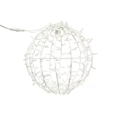 Tronix 571-016 3D LED dekor gömb 50cm fehér  6500K CW+ & villogó 6500K CW