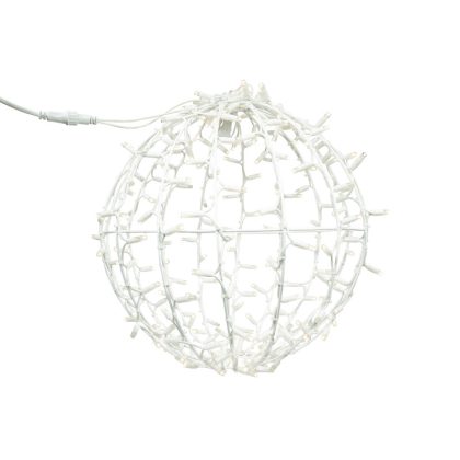   Tronix 571-016 3D LED dekor gömb 50cm fehér  6500K CW+ & villogó 6500K CW