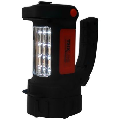 Ledes kézilámpa beépített akkumulátorral 75+60lm IP44