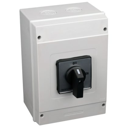   TRACON TS-10/3T65 Tokozott szakaszoló kapcsoló 400V, 50Hz, 100A, 3P, 30kW, 88×88mm, IP65