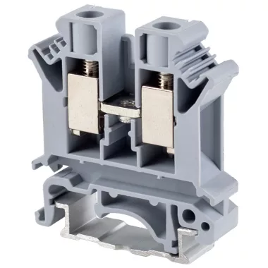 TRACON TSKA10 Fázisvezető ipari sorozatkapocs, csavaros, sínre, szürke 0,5-10mm2, 800VAC, 76A