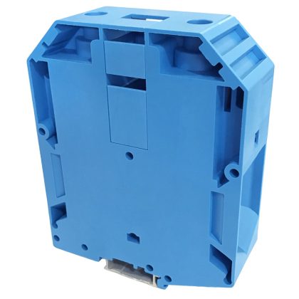 TRACON TSKA240-K Nullavezető ipari sorozatkapocs, csavaros, sínre, kék 70-240mm2, 1000VAC,