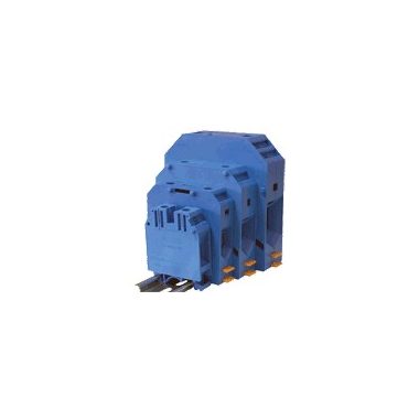 TRACON TSKA35-K Nullavezető ipari sorozatkapocs, csavaros, sínre, kék 6-35mm2, 1000VAC, 150A