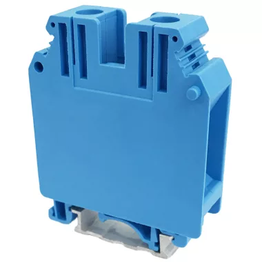 TRACON TSKA35-K Nullavezető ipari sorozatkapocs, csavaros, sínre, kék 6-35mm2, 1000VAC, 150A