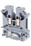 TRACON TSKA4 Fázisvezető ipari sorozatkapocs, csavaros, sínre, szürke 0,2-4mm2, 800VAC, 41A