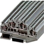 TRACON TSKB4/EK Emeletes ipari sorozatkapocs, rugós, sínre, kék 0,2-4mm2, 500VAC, 32A