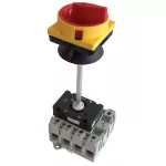   TRACON TSS-20/3K Biztonsági lakatolható szakaszoló kapcsoló ajtókupplunggal 400V, 50Hz, 20A, 3P, 5,5kW, 48×48mm