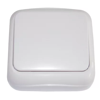   TRACON TTK-03 Falon kívüli kétpólusú kapcsoló (tapétakapcsoló) 10AX/250VAC, IP20 (102)