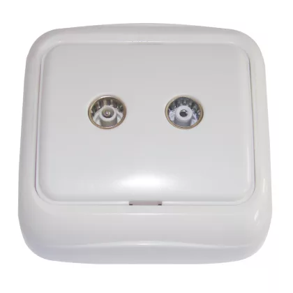   TRACON TTK-32 Falon kívüli TV és FM csatlakozó (tapétakapcsoló) 9,5mm