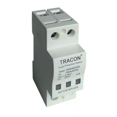 TRACON TTV-B140 Túlfeszültségvédő készülék, 2.-es típus 40kA, 1P