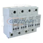   TRACON TTV1-2-100-3P-N-PE AC/DC túlfeszültség levezető, 1+2-es típus, egybeépített