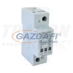   TRACON TTV1-2-80-1P AC/DC túlfeszültség levezető,1+2-es típus, egybeépített