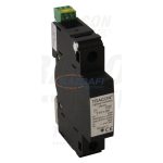   TRACON TTV1-50-1P AC villámáram levezető, 1-es típus, egybeépített 230 V, 50 Hz, 25/50 kA, 10/350 us, 1P