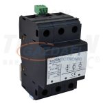   TRACON TTV1-50-3P AC villámáram levezető, 1-es típus, egybeépített 230/400 V, 50 Hz, 25/50 kA, 10/350 us, 3P