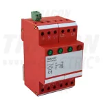   TRACON AC/DC túlfeszültség levezető, 1+2-es típus, egybeépített 230/400 V, 50 Hz, 8 kA (10/350 us) 40/80 kA (8/20 us), 2P