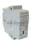 TRACON TTV2-10-M AC túlfeszültség levezető betét; 2-es típus 230 V, 50 Hz, 5/10 kA (8/20 us), 1P