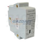   TRACON TTV2-10-M AC túlfeszültség levezető betét; 2-es típus 230 V, 50 Hz, 5/10 kA (8/20 us), 1P
