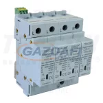   TRACON TTV2-60-4P AC túlfeszültség levezető, 2-es típus, cserélhető betéttel 230/400 V, 50 Hz, 30/60 kA (8/20 us), 4P