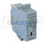   TRACON TTV2-60-M AC túlfeszültség levezető betét; 2-es típus 230 V, 50 Hz, 30/60 kA (8/20 us), 1P