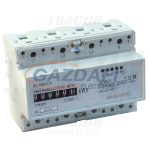   TRACON TVO-F3M2 Elektromech. fogyasztásmérő közvetlen méréshez, háromfázisú