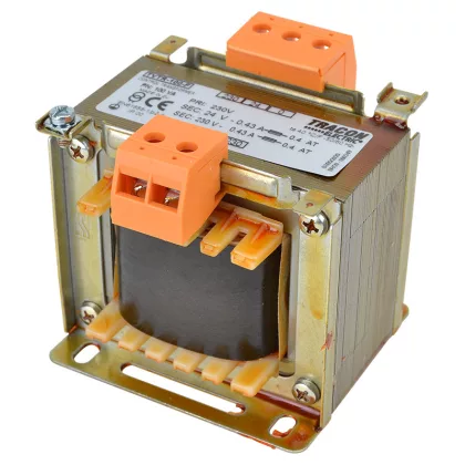 TRACON TVTR-100-F Normál, egyfázisú kistranszformátor 230V / 24-230V, max.100VA