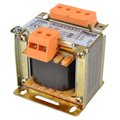 TRACON TVTR-50-C Normál, egyfázisú kistranszformátor 230V / 12-24-42V, max.50VA
