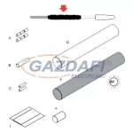   RAYCHEM U-ACC-PP-07-JLP Összekötő és végelzáró zsugorcsöves készlet U-RD-B kábelhez
