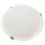   TRACON UFO-1-F Üveg mennyezeti UFO lámpatest, fehér 230V, 50Hz, E27, max.1×60W, D=300 mm