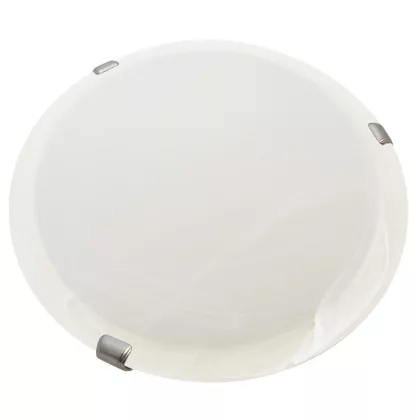   TRACON UFO-1-F Üveg mennyezeti UFO lámpatest, fehér 230V, 50Hz, E27, max.1×60W, D=300 mm