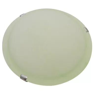 TRACON UFO-1-Z Üveg mennyezeti UFO lámpatest, zöld 230V, 50Hz, E27, max.1×60W, D=300 mm