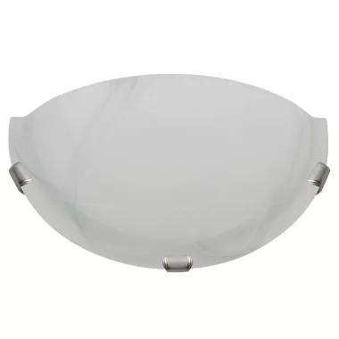 TRACON UFO-F-F Üveg oldalfali fél UFO lámpatest, fehér 230V, 50Hz, E27, max.1×60W, D=300 mm, EEI=A++, A+, A, B, C, D, E